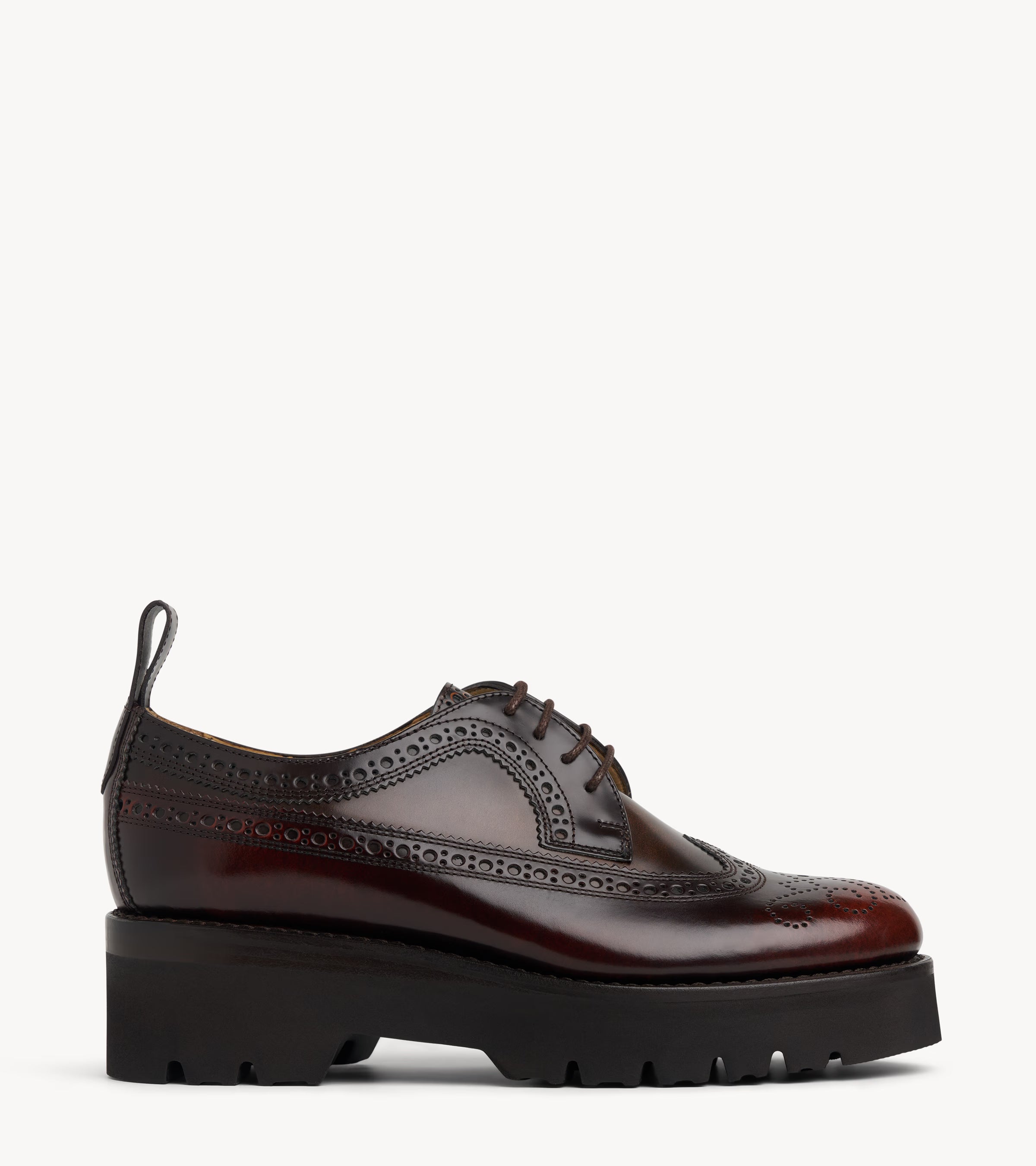Miss Lucy Multicolor Leather Women's Platform Sole Derby Oxford