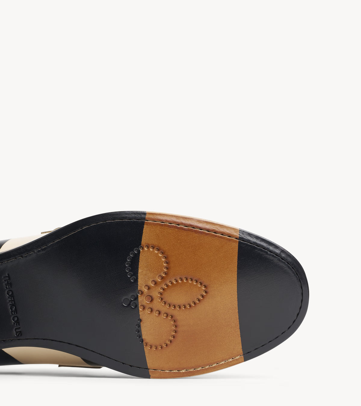 Miss Day Loafer — leather sole of the multicolor leather heel