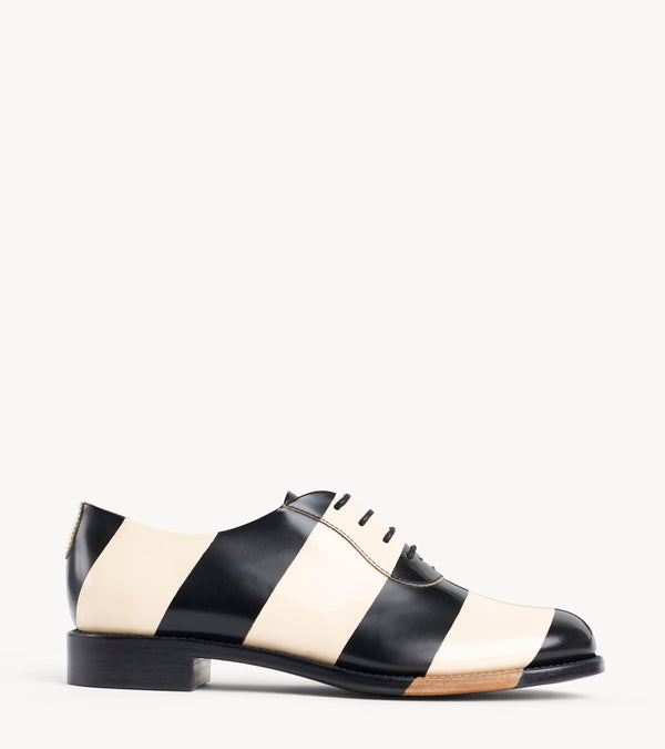 Mr. Smith Oxford — multicolor leather oxford, side profile