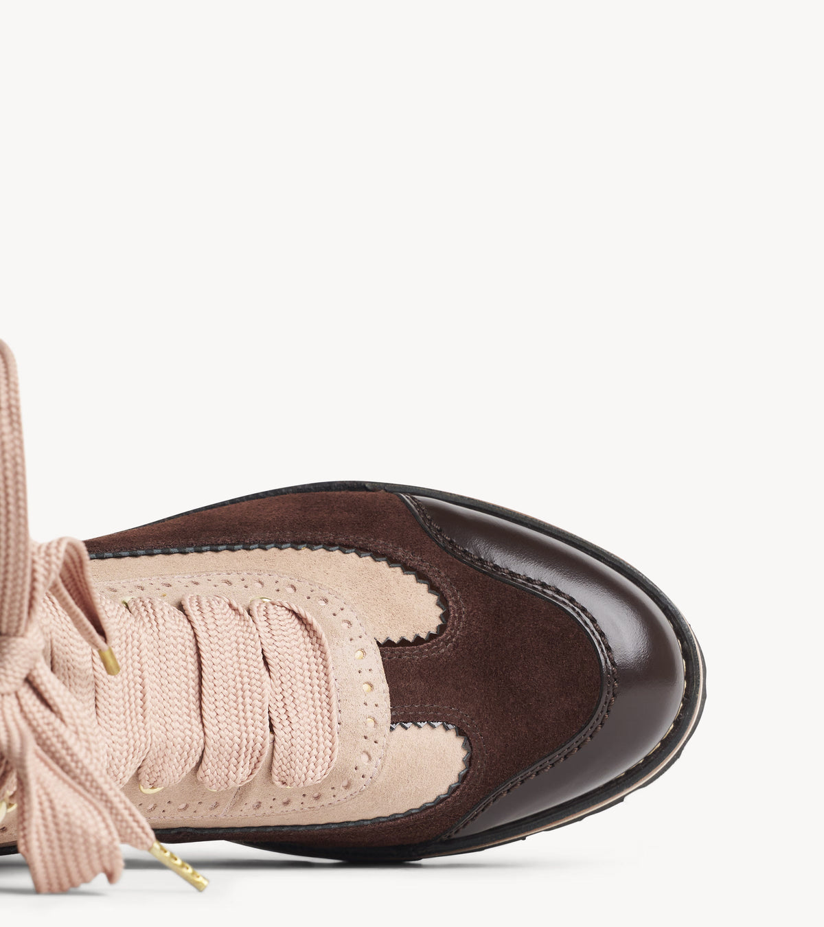 Ms. Renata Boot — close-up of the shaft and heel on the multicolor suede boot