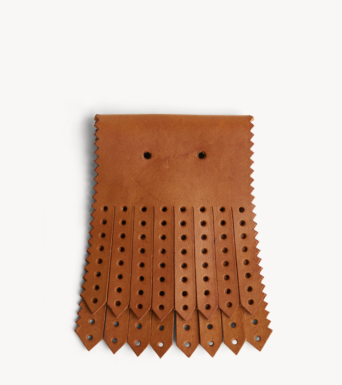 Perf Kiltie — back three-quarter view of the veg leather shoe accessories